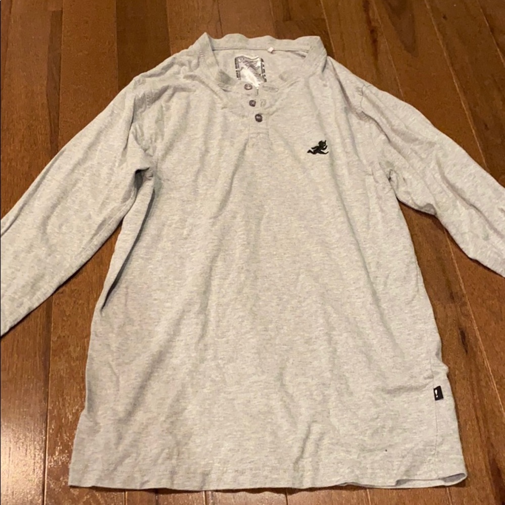 Play Cloths Long Sleeve Henley- M